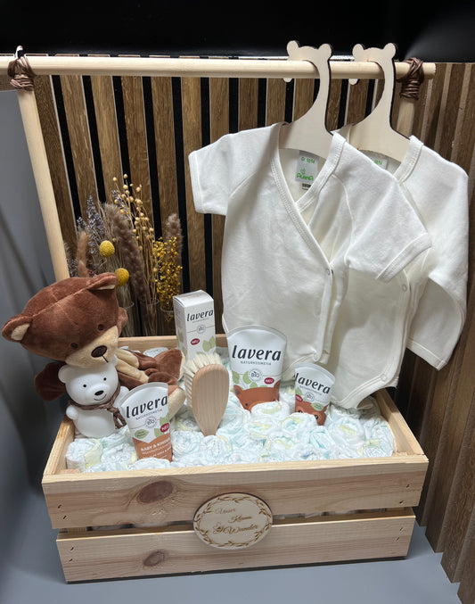 Windeltorte Kiste,  Geschenk zur Geburt , Babyshower,