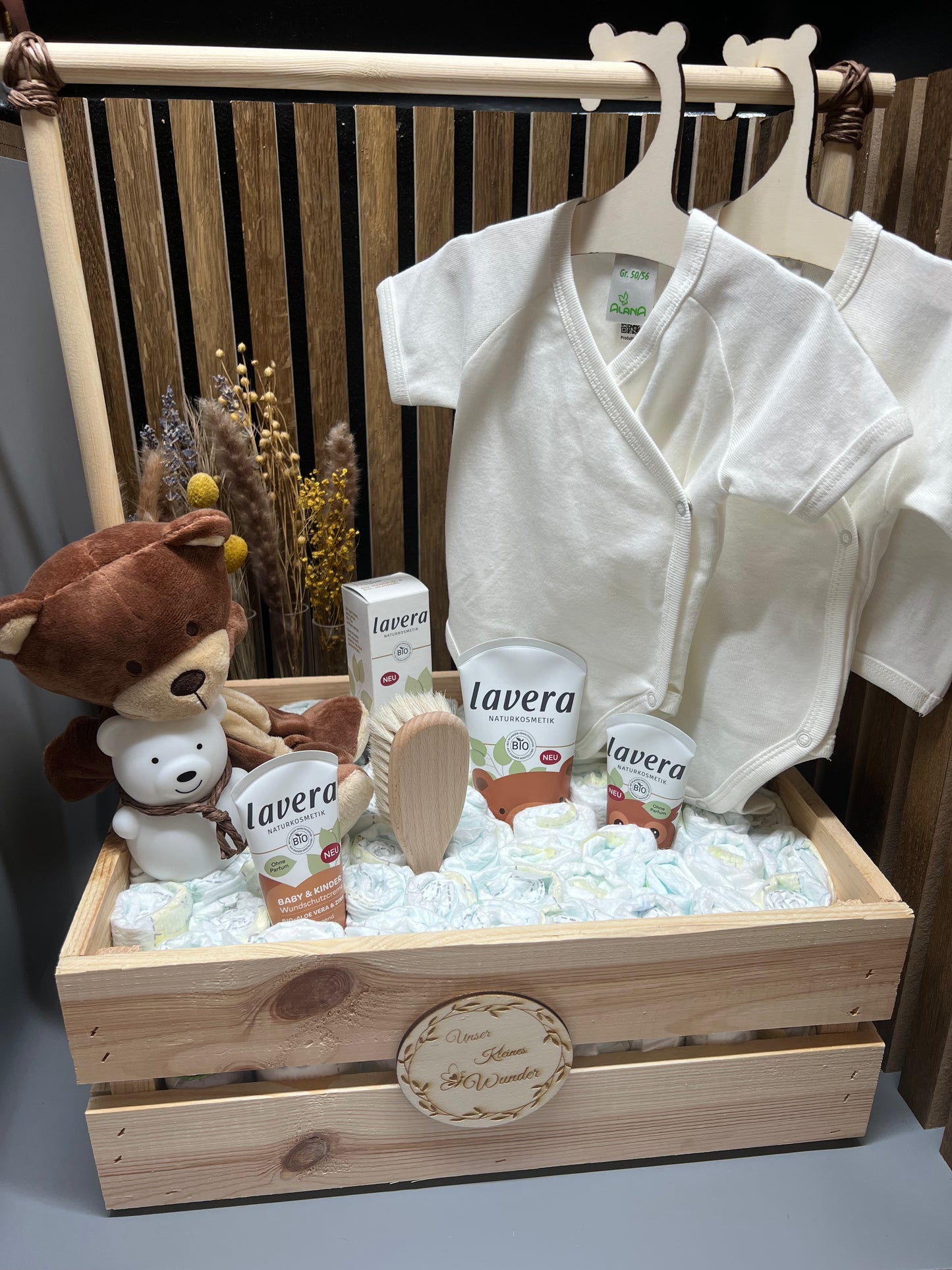 Windeltorte Kiste,  Geschenk zur Geburt , Babyshower,